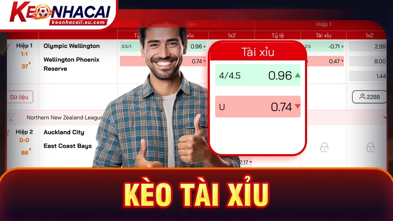 Kèo Tài Xỉu luôn là tâm điểm cá cược của mọi trận đấu